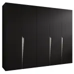 Skriňa Piano 1-250 čierna/kašmír
