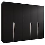 Skriňa Piano 1-250 čierna/kašmír