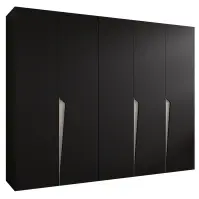 Skriňa Piano 1-250 čierna/kašmír