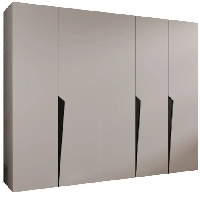 Skriňa Piano 1-250 kašmír/čierna