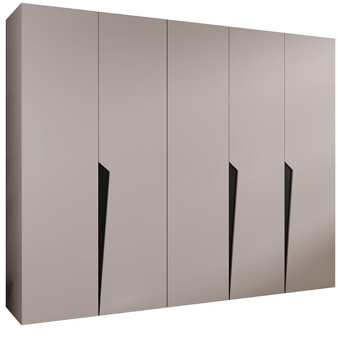 Skriňa Piano 1-250 kašmír/čierna
