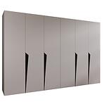 Skriňa Piano 1-300 (2x150) kašmír/čierna