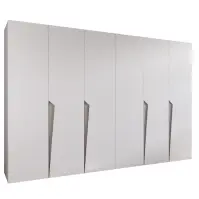 Skriňa Piano 1-300 (2x150) biela/kašmír