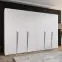 Skriňa Piano 1-300 (2x150) biela/kašmír,5