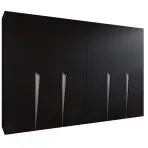 Skriňa Piano 1-300 (2x150) čierna/kašmír