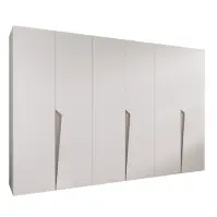Skriňa Piano 1-300 (3x100) biela/kašmír