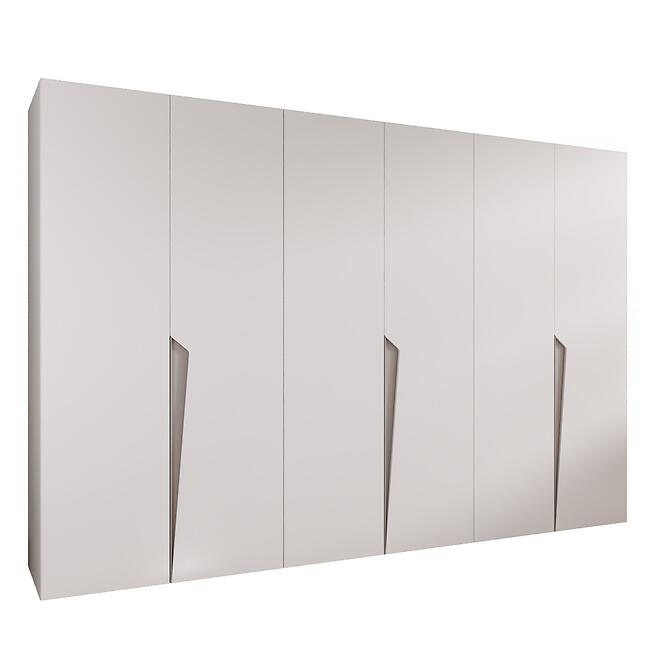 Skriňa Piano 1-300 (3x100) biela/kašmír