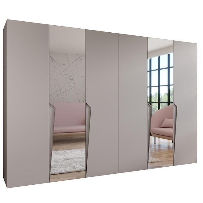 Skriňa Piano 2-300 (2x150) kašmír/kašmír
