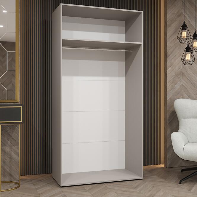 Skriňa Piano 3-100 čierna/zlatá,3