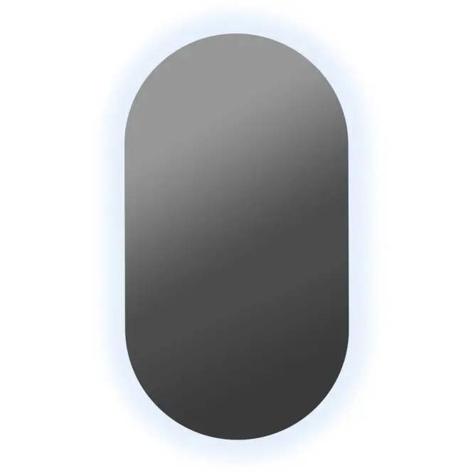 Zrkadlo LED oválne 50x90
