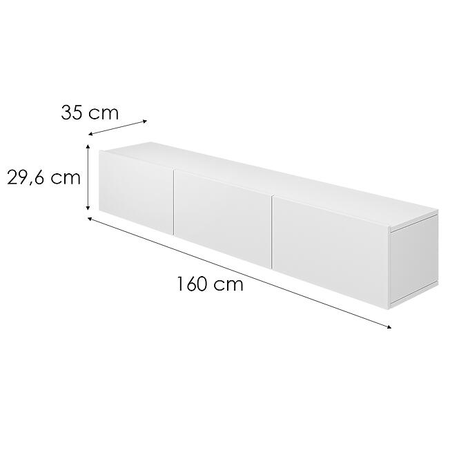 TV stolík Dallas 160 biela,4