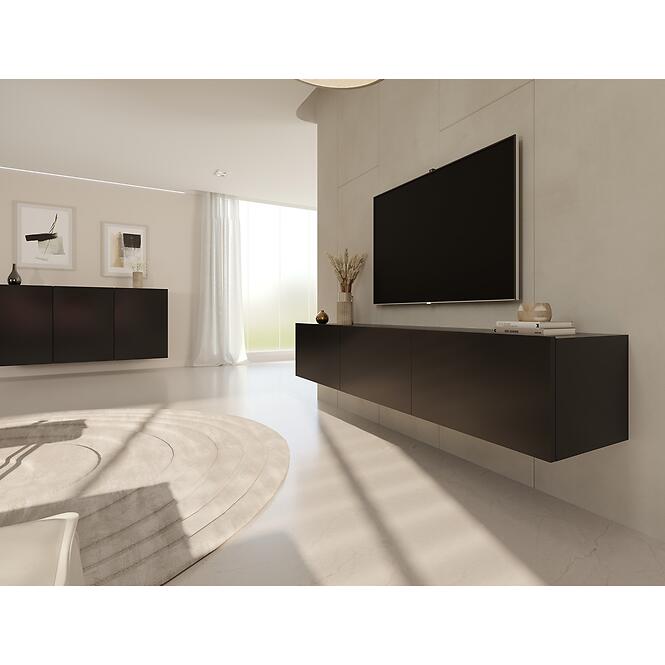 TV stolík Dallas 160 čierna,7