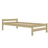 Posteľ Aleks 80x180 prírodná, nelakovaná