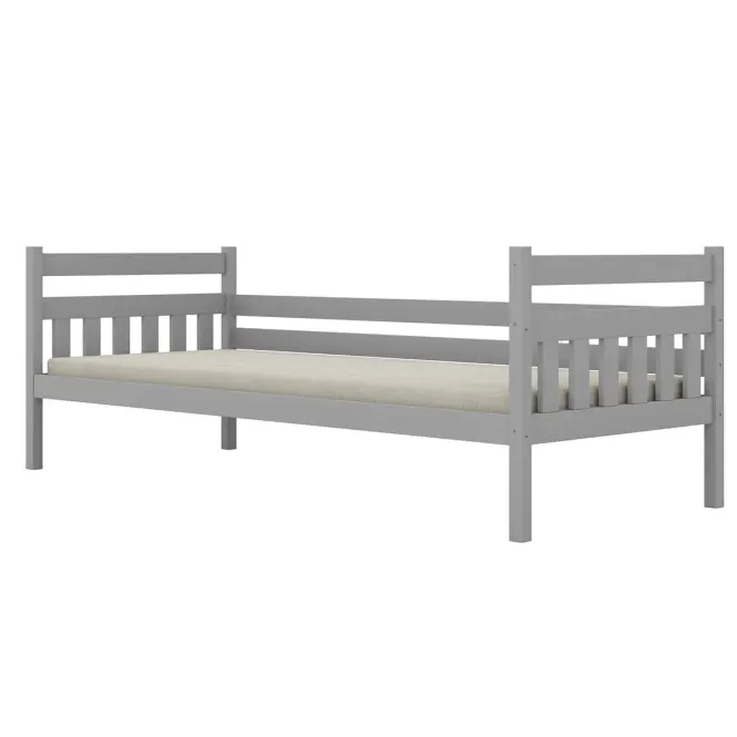 Posteľ Dawid štandard 80x200 sivá