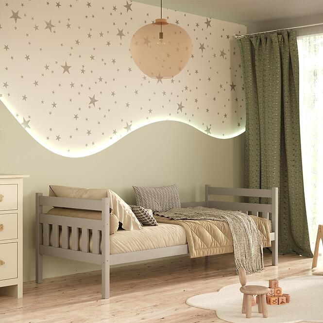 Posteľ Dawid štandard 80x200 sivá,6