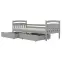 Posteľ Tosia veľké zásuvky 80x180 sivá,2