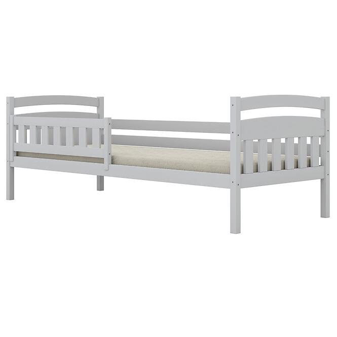 Posteľ Tosia štandard + zábrana 80x160 biela