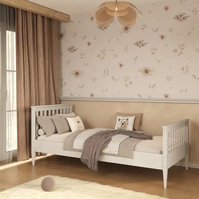 Posteľ Ignaś 90x200 biela