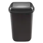 Odpadkový kôš Quatro 12 L strieborný 607-07 48PK