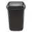 Odpadkový kôš Quatro 12 L strieborný 607-07 48PK