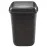 Odpadkový kôš Quatro 28L strieborný 610-07 48PK