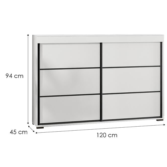 Komoda Tanger 120 Biela