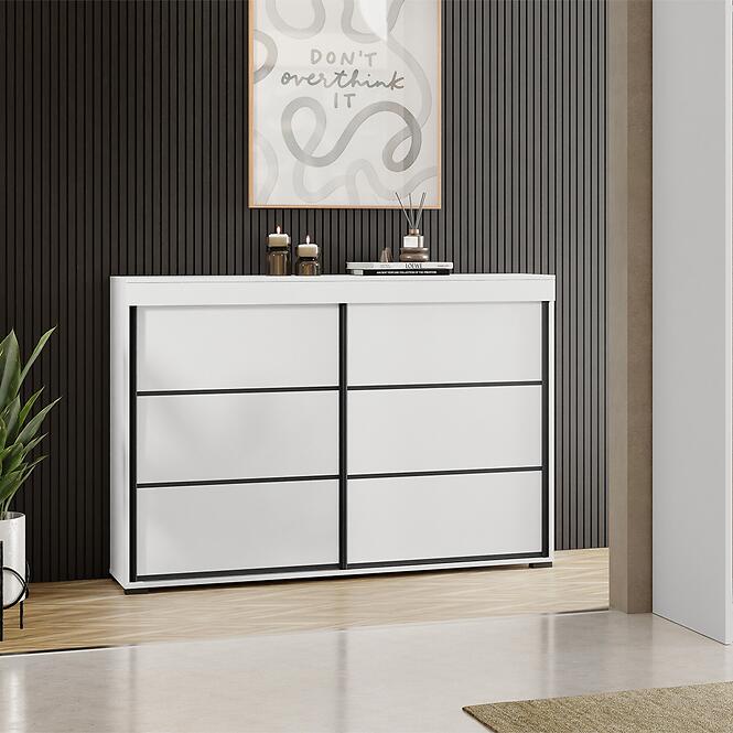 Komoda Tanger 140 Biela,4