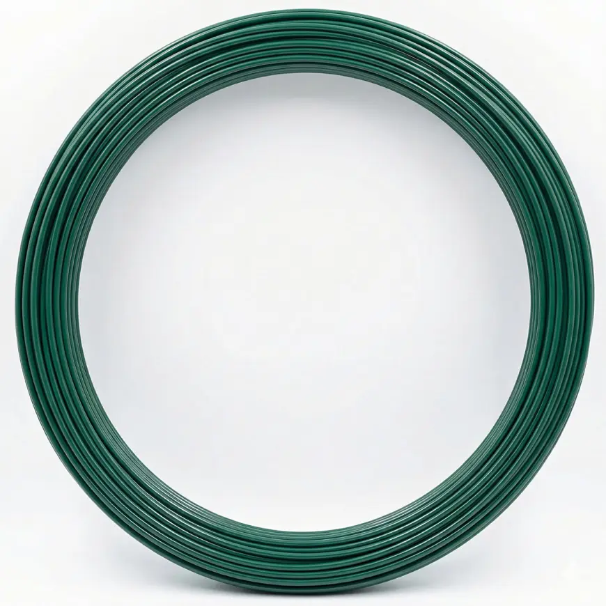 Napínací drôt ZN+PCV 3,6 mm 55MB zelená