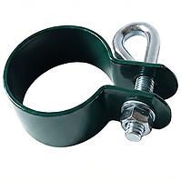 Svorka okrúhle pozinkované RAL 6005 konečný 42 mm