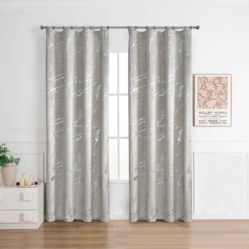 Záves na páske VELVI 2504-7/210GSM 140x250 sivý