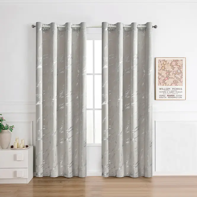 Záves na priechodkách VELVI 2504-7/210GSM 140x250 sivý