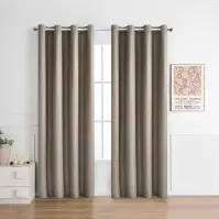 Záves na priechodkách NORI 005/185GSM 140x250 hnedý