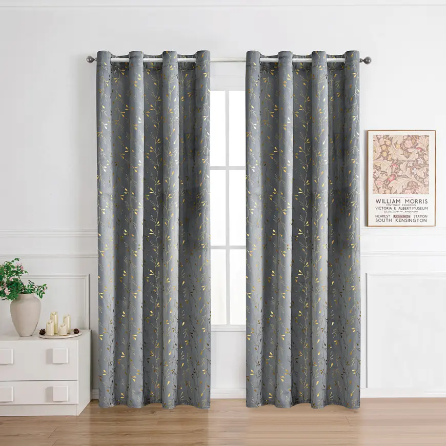 Záves na priechodkách DONA 2504-15/210GSM 140x250 sivý