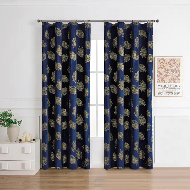 Záves na páske MARMA 2504-2/210GSM 140x250 modrý