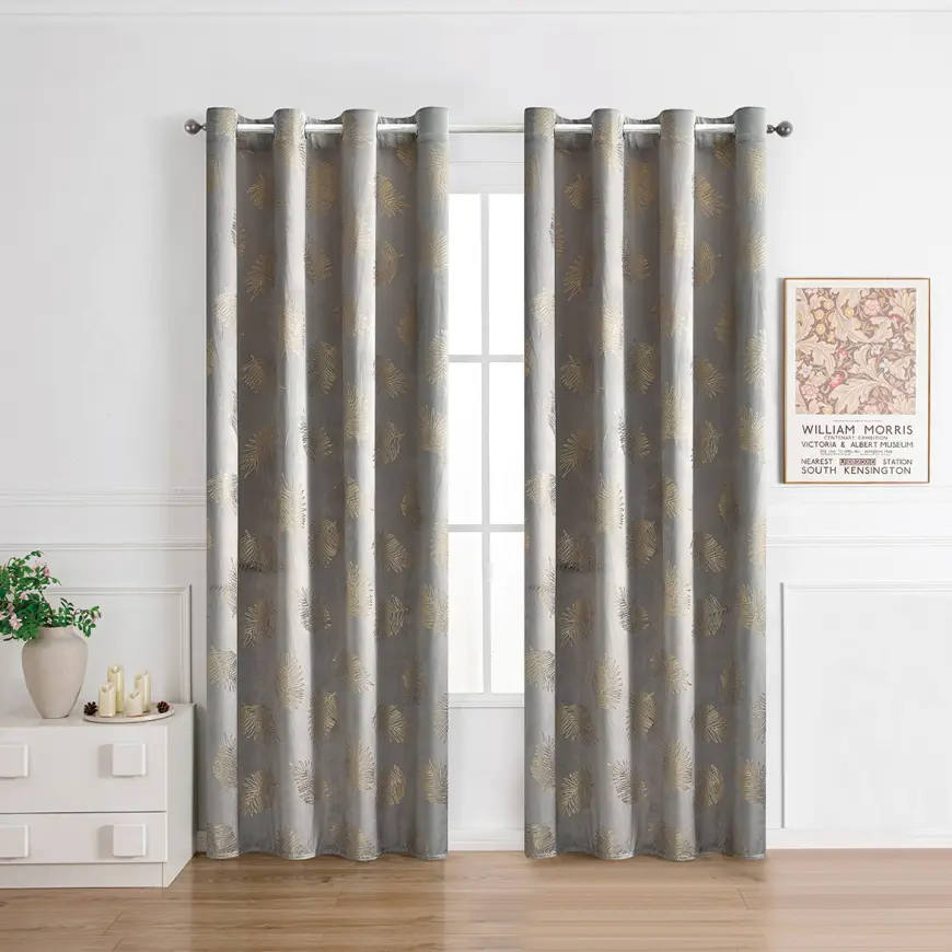 Záves na priechodkách MARMA 2504-2/210GSM 140x250 sivý