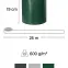 Záhradný pás 19 cmx26 m 600 g/m2 PP grafitová,2