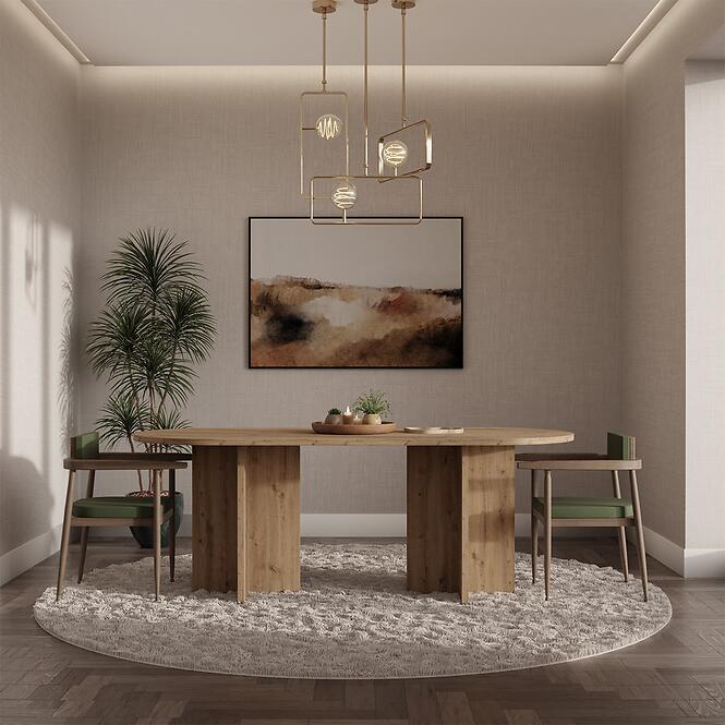 Stôl Loen 204x90 Dub Artisan,5
