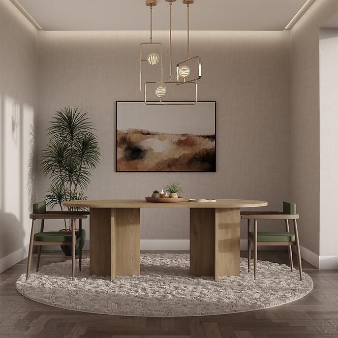 Stôl Loen 204x90 Dub Cremona,6
