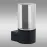 Záhradná lampa Beryl 04598 E27 C BLA