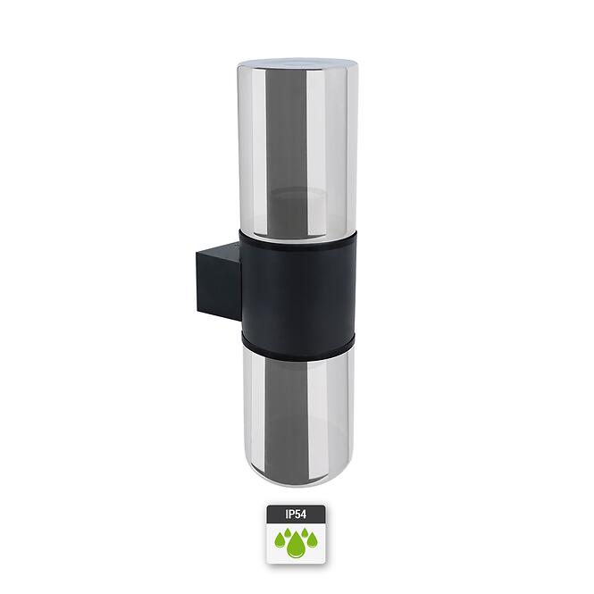 Záhradná lampa Beryl 04599 2 x E27 C black