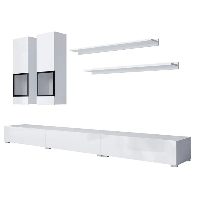 Obývacia stena Baros 10 Biela,2