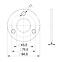 Stĺpik 1058mm 5xfi12 podlahový na schody 42,4mm,6