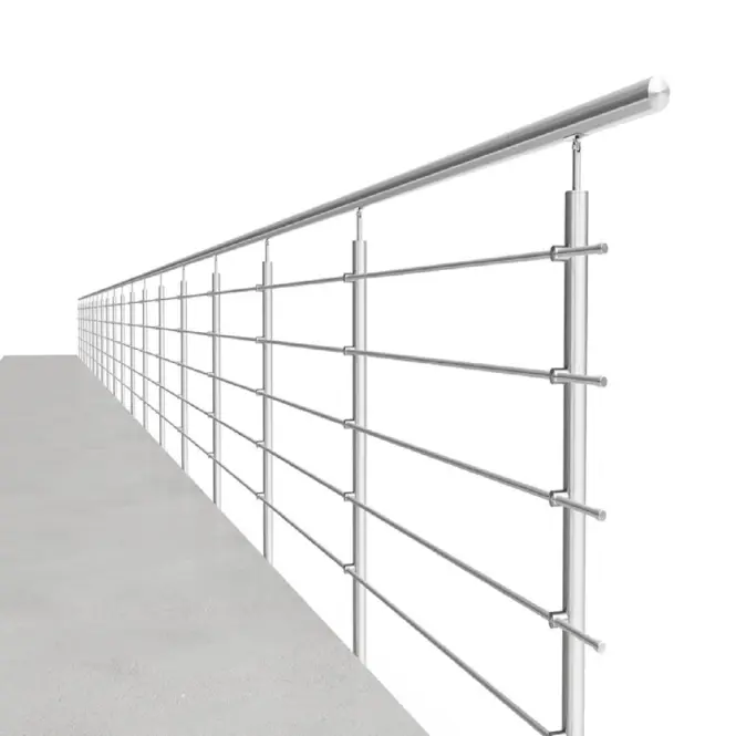 Stĺpik 1133mm 5xfi12 bočné uchytenie balkón 42,4mm,3