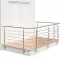 Stĺpik 1133mm 5xfi12 bočné uchytenie balkón 42,4mm,4