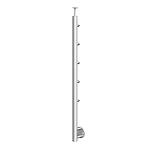 Stĺpik 1233mm 5xfi12 bočné uchytenie na schody 42,4mm