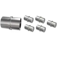 Spojka do zábradlí nehrdz. oceľ 1x42.4mm + 5x12mm