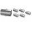 Spojka do zábradlí nehrdz. oceľ 1x42.4mm + 5x12mm