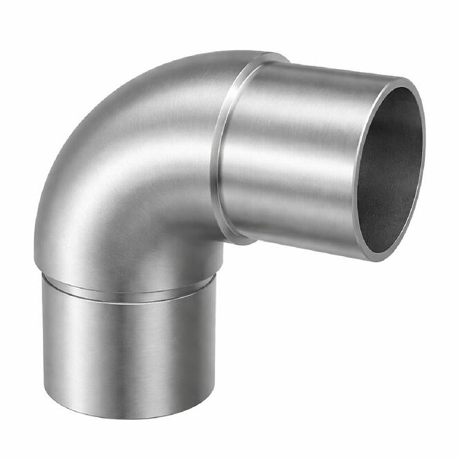 Koleno regulovateľné 1x42.4 mm + 5x12mm nehrdz. oceľ,3