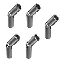 Koleno regulovateľné 5x12mm nehrdz. oceľ