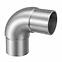 Koleno regulovateľné 1x42.4 mm + 4x12mm nehrdz. oceľ,3